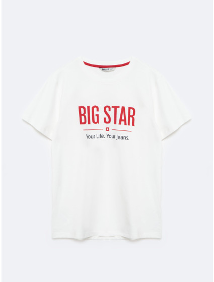 Tričko Big Star 152058 100 Off White 100