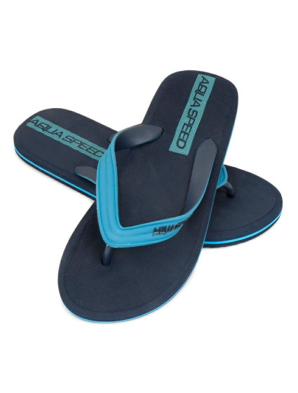 AQUA SPEED Pool Slippers Faro Navy Blue