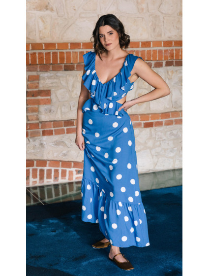 Dress model 20674208 Blue Dots - Benedict Harper