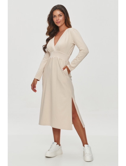 Makadamia Dress M844 Light Beige