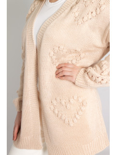 Cardigan model 20677055 Beige - Sweet Knit