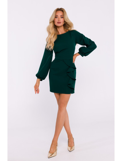 Made Of Emotion Dress M837 Bottle Green