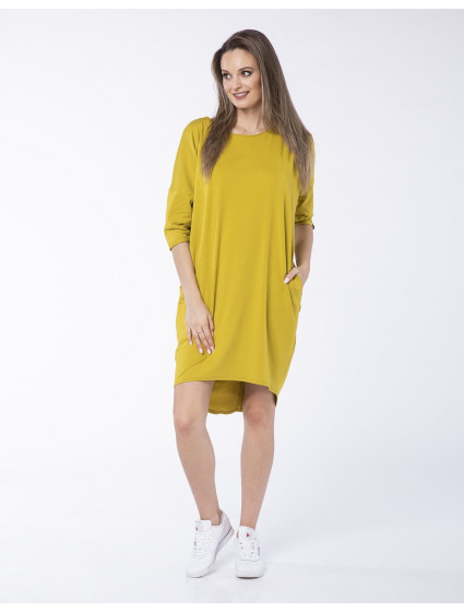 Look Made With Love Šaty 324 Kate Mustard