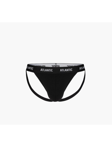 Jockstrap pánské slipy ATLANTIC - černé