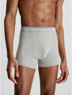 Pánské trenky 3 Pack Trunks Cotton Stretch 0000U2662G080 šedá - Calvin Klein