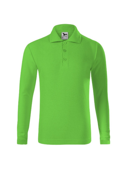 Pique Polo LS polokošile dětská apple green