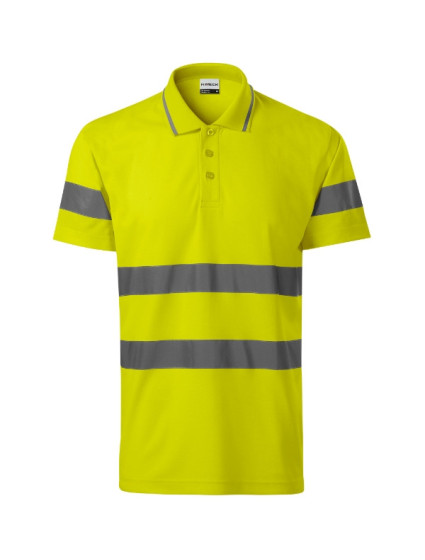 HV model 20632460 polokošile unisex fluorescenční žlutá - MALFINI, a.s.