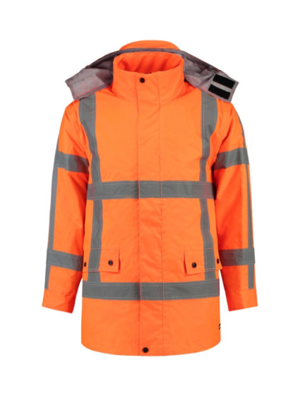 RWS Parka pracovní bunda unisex fluorescenční oranžová