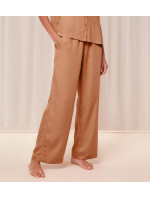 Dámské pyžamové kalhoty Silky Sensuality J Trousers 01 - BROWN - sv. hnědé 6403 - TRIUMPH