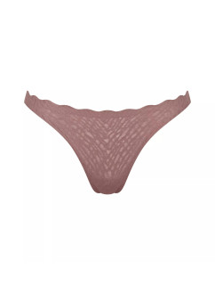 Dámská tanga ZERO Feel Bliss String - BROWN - sv. hnědé 1141 - SLOGGI