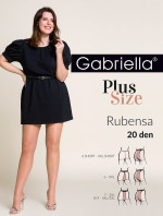 Dámské punčochové kalhoty Gabriella Rubensa Plus Size 161 20 den 7-XXXL