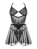 Dámská erotická košilka Dark Mirage chemise - BEAUTY NIGHT FASHION