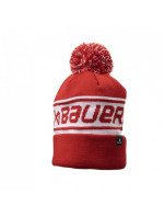 Zimní čepice Bauer Team Ribbed Pom SR 1063358