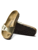 Dámské žabky Birkenstock Madrid Birko-Flor Gold regular wide (1016106) dámské