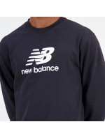 Mikina New Balance Essentials Stacked Logo Frenc M MT31538BK pánské