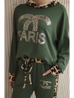 Set Paris Sweatshirt + Hose khaki