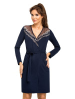 Dámský župan Jasmine Dark Blue - Donna