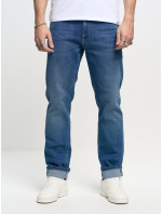 Big Star Rovné kalhoty 110113 Medium Denim-434