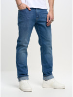 Big Star Rovné kalhoty 110113 Medium Denim-434