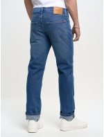 Big Star Rovné kalhoty 110113 Medium Denim-434