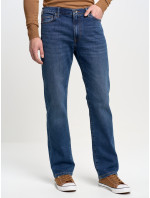 Big Star Rovné kalhoty 110219 Medium Denim-481