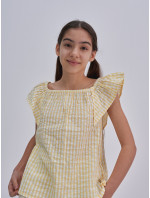 Košile Big Star Ts_ls 141860 Light Yellow