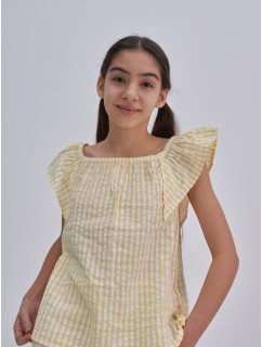 Košile Big Star Ts_ls 141860 Light Yellow