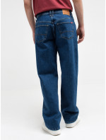 Big Star Volné kalhoty Denim 190058 Dark Denim-500