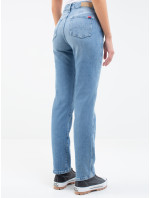 Big Star Rovné kalhoty Denim 190077 Light Denim-113