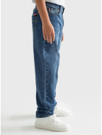 Velké hvězdné volné kalhoty Denim 190098 Střední Denim-482