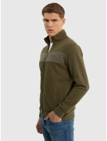 Velká hvězda Zip Mikina model 20785286 Khaki 303 - Big Star