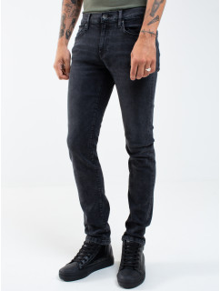 Velké hvězdné úzké kalhoty Denim 110285 Černý Denim-918