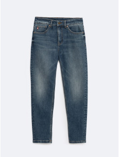 Velké hvězdné zúžené kalhoty Denim 115541 494 Středně modrá