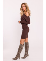 Made Of Emotion Dress M818 Brown