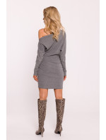 Made Of Emotion Dress M818 Grey Melange