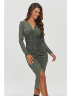 Makadamia Dress M837 Khaki