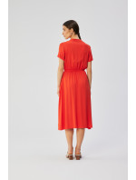 Dress model 20676188 Coral - STYLOVE