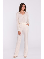 Trousers model 20676596 Ivory - STYLOVE