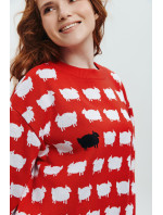 Sweet Knit Jumper 3209 Red