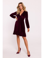 Made Of Emotion Dress M826 Maroon