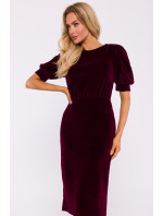 Made Of Emotion Dress M827 Maroon