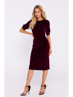 Made Of Emotion Dress M827 Maroon