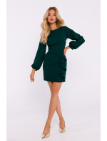 Made Of Emotion Dress M837 Bottle Green