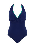 Swimwear Ric Rac Faye Halterneck Non Wired Swimsuit ric rac navy SW1950