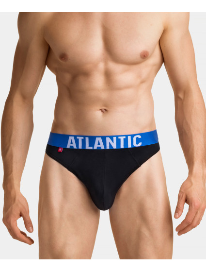 Pánské sportovní slipy ATLANTIC 3-PACK - černé