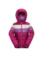 Dětská hi-therm bunda ALPINE PRO KISHO fuchsia red