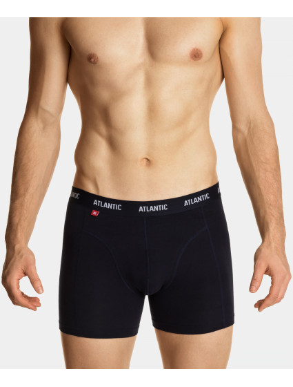 Pánské boxerky ATLANTIC Comfort 3Pack - černé/žluté/šedé