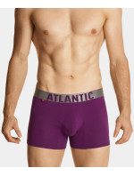 Pánské sportovní boxerky ATLANTIC 3Pack - černé/modré/fialové