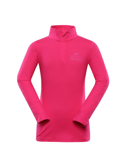 Dětské rychleschnoucí triko  pink model 20036286 - ALPINE PRO