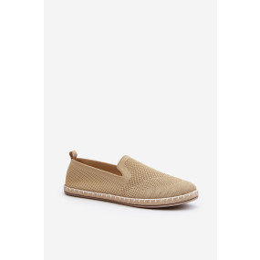 Dámské nazouvací espadrilky béžové model 20053719 - Kesi